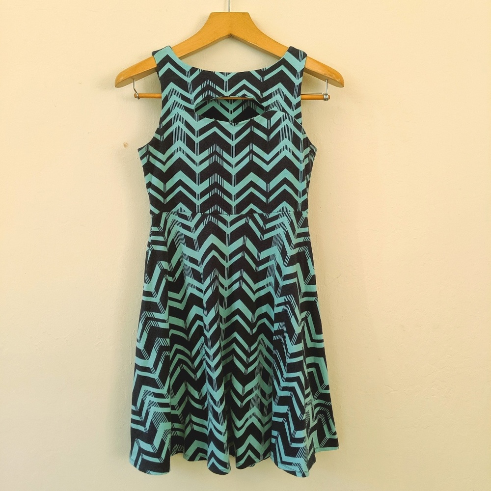 Chevron Flirty Fit-n-Flare